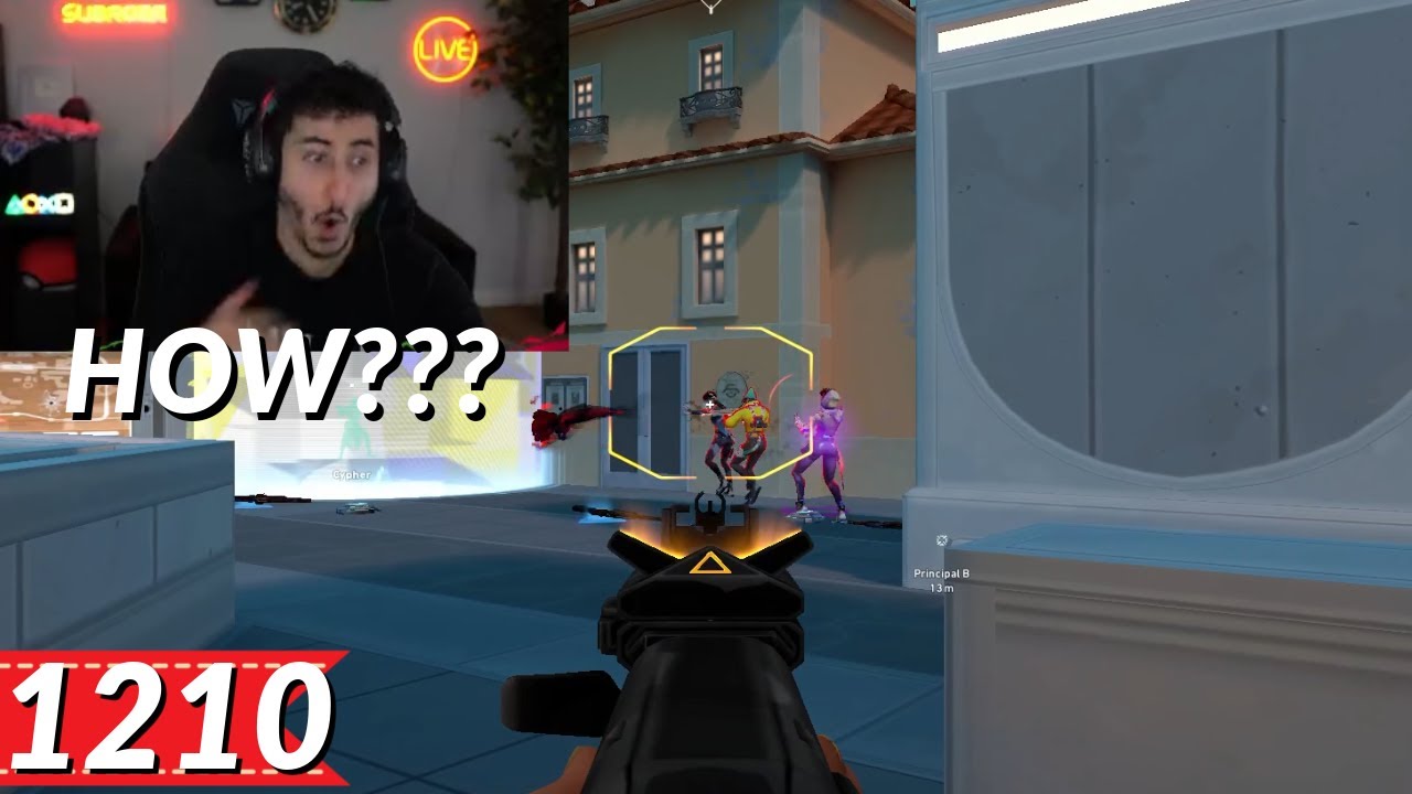 Subroza Reacts to 1HP 1v3 ACE Clutch from Shanks | Most Watched VALORANT Clips V1210