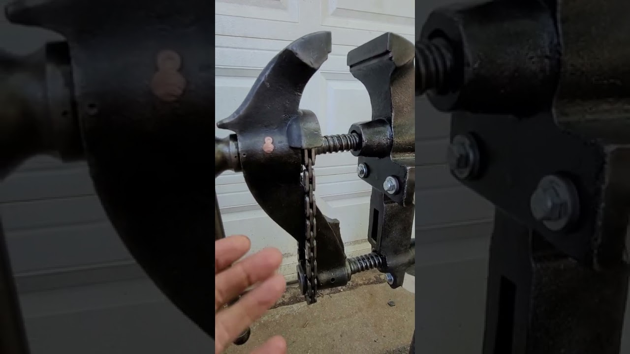 1850s Model #3, serial # 6, Fisher Chain Vise