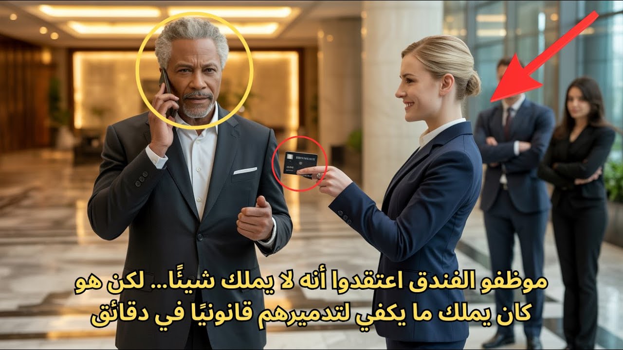 سخروا من رجل أسود مسن استخدم البطاقة السوداء… مكالمة واحدة ألغت صفقة بـ3.4 مليار دولار فورًا