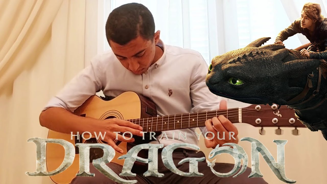How to Train Your Dragon (Test Drive) | Guitar Cover + Tabs