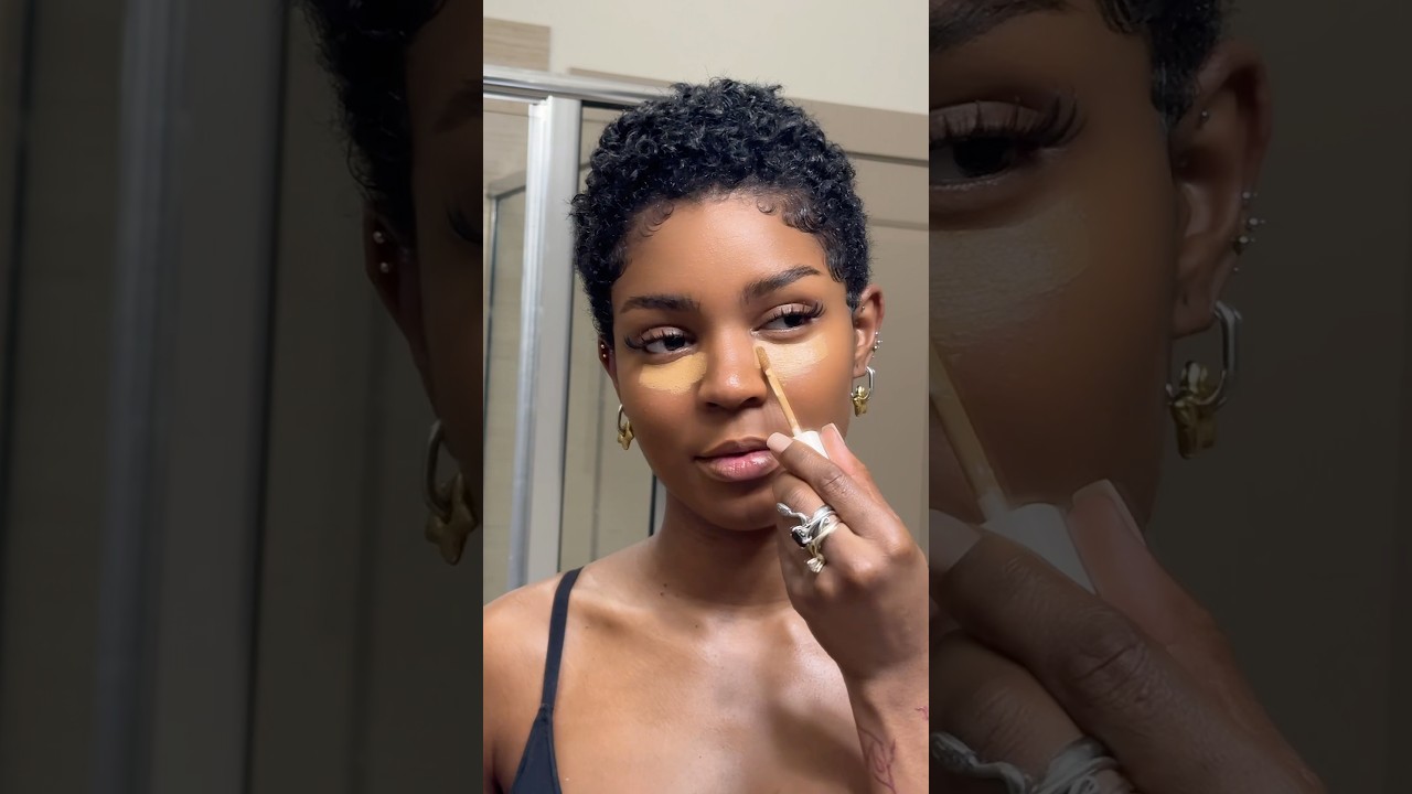 Make Up Details✨#makeuptutorial #blackgirlmakeup #fullfacemakeuptutorial