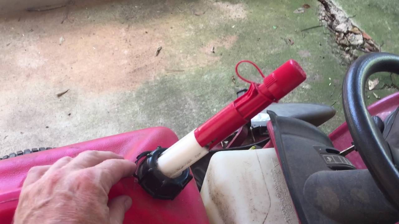 How to use new safety gas cans. Tips to get gas out faster.