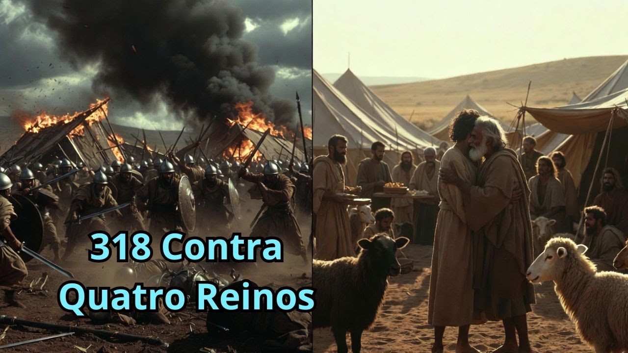📖GÊNESIS 14 1-24 - A GUERRA dos Reis e o RESGATE de Ló por Abrão