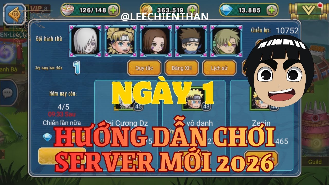 Hướng Dẫn Server Mới 2026 - Ngày 1 Nên Làm Gì? | Ninja Rebirth