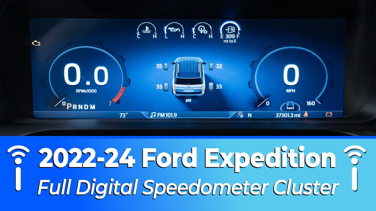 2022-24 Ford Expedition Full Digital Speedometer Cluster Installation Guide - Infotainment.com