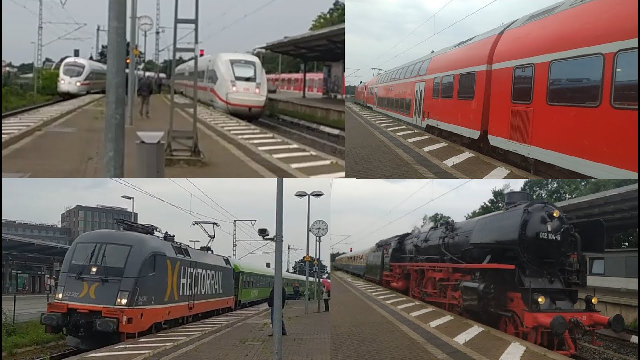 [12.08.2023] Züge in Bergedorf 4 mit Sonderzug 012 104 nach Warnemünde zur Hanse Sail 2023
