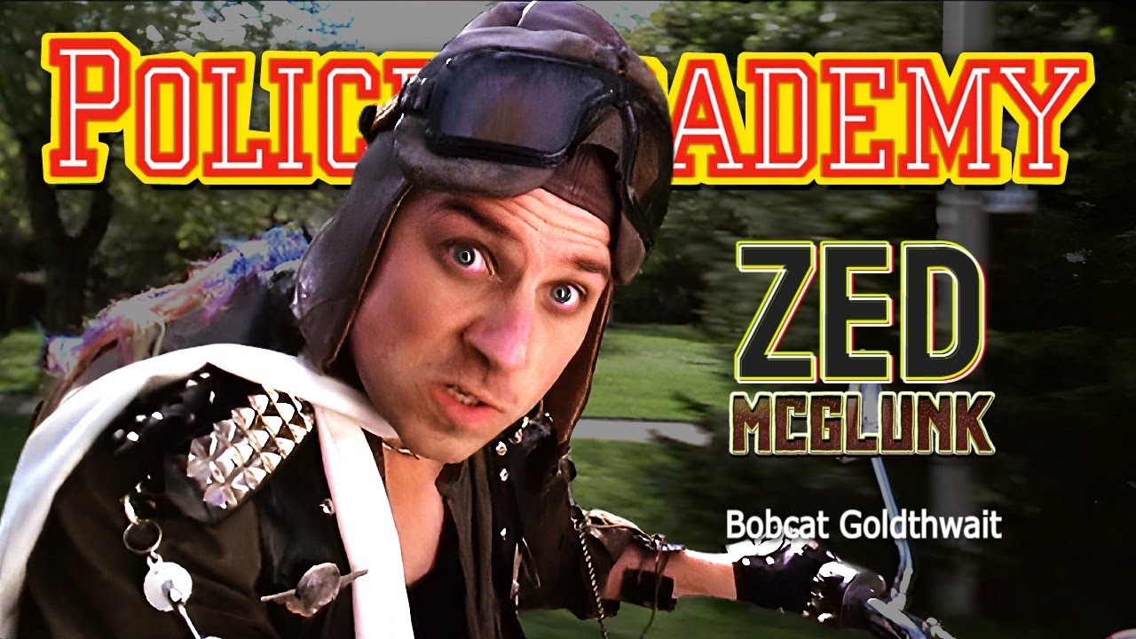 Zed McGlunk's (Bobcat Goldthwait) Craziest Moments: Police Academy