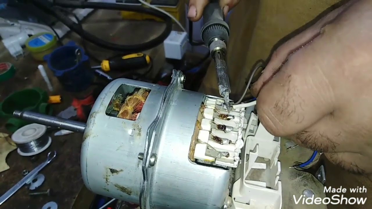 طريقة توصيل أسلاك ماتور المروحة التوشسيبا العمود