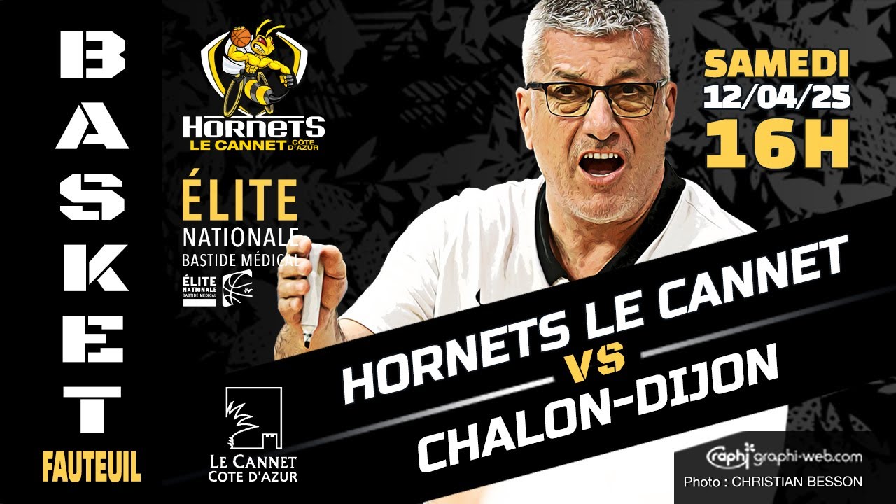 BASKET FAUTEUIL ELITE NATIONALE : HORNETS LE CANNET VS