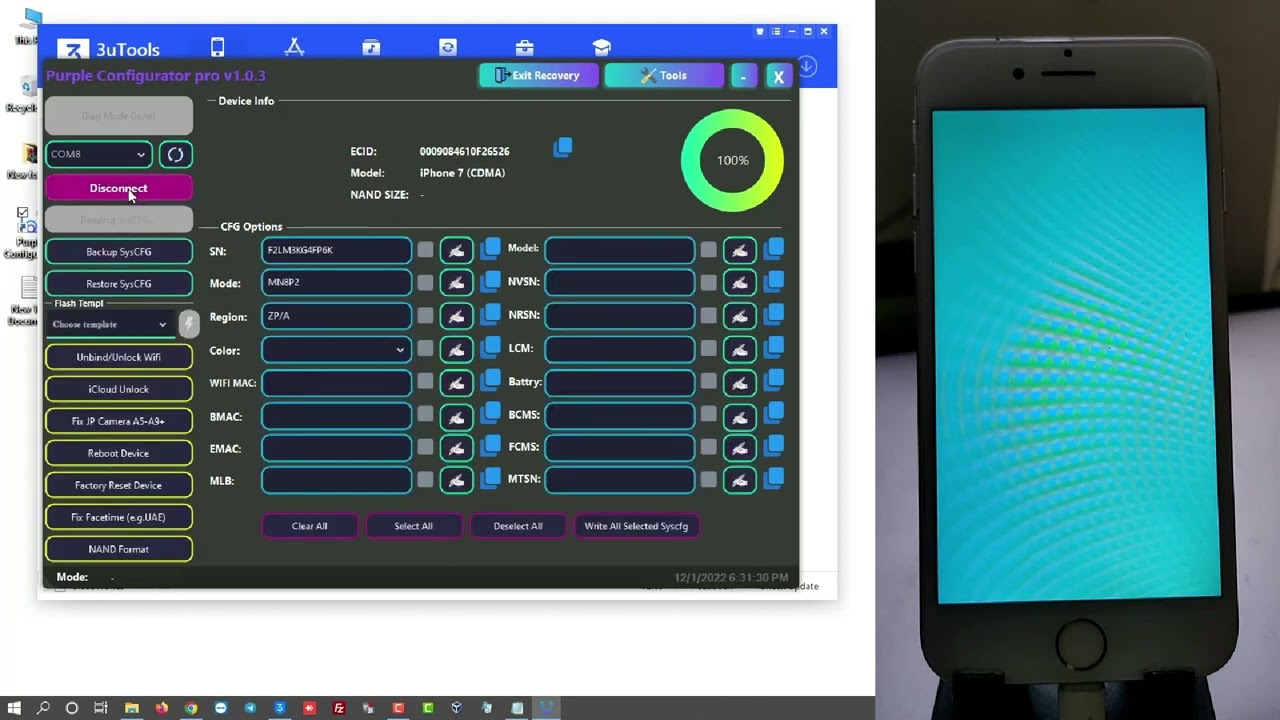 Purple Configurator Pro iPhone & iPads Windows tool iOS14 iOS15 ,16, iOS17 FREE