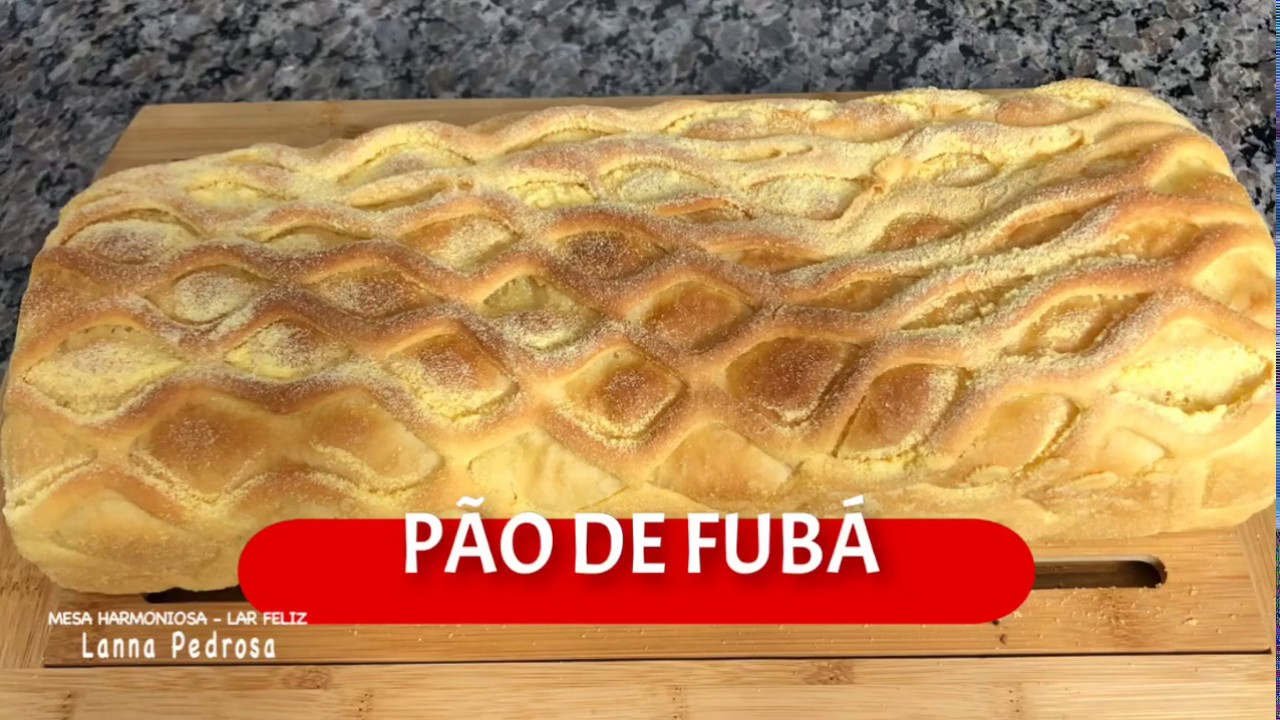 PÃO DE FUBÁ RECEITA DA VOVÓ