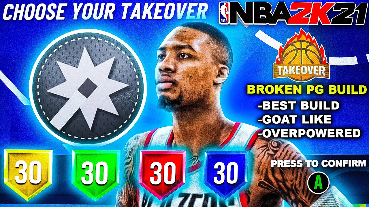 NBA 2K21 BEST Point Guard Build - Unstoppable DEMI-GOD Build