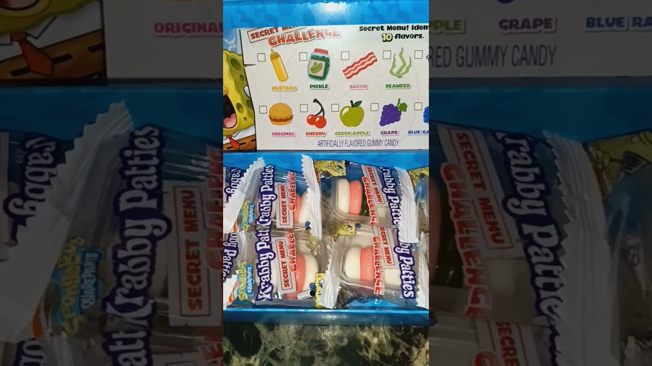 #krabbypatty #spongebob #secretmenu #challenge #candy