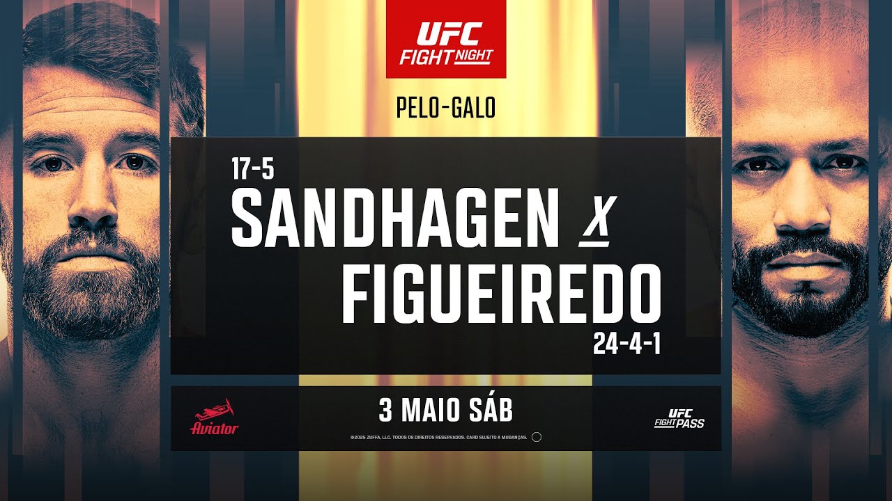 UFC Des Moines: Sandhagen x Figueiredo | 3 de Maio | UFC Fight Pass