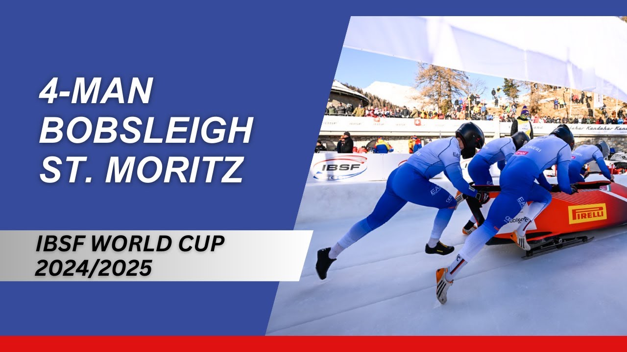 IBSF World Cup St. Moritz - 4-Man Bobsleigh - Heat 1