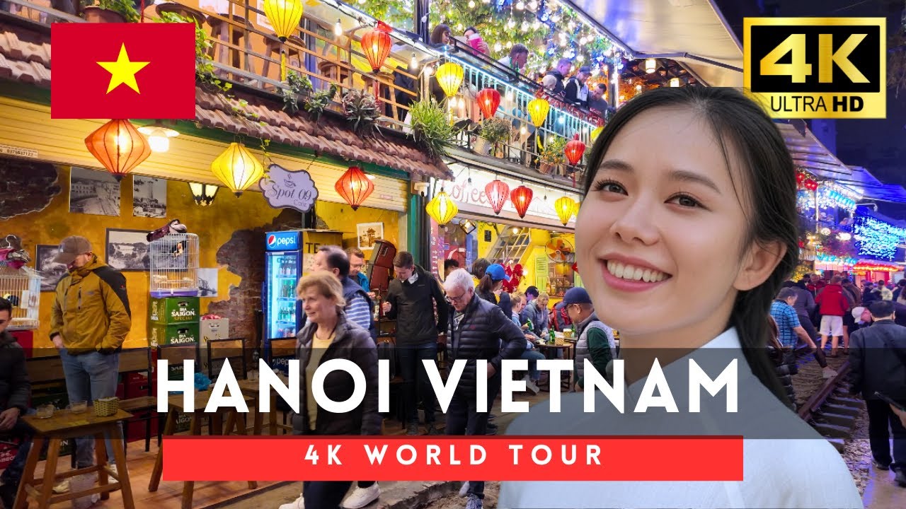 🇻🇳Vietnam 4k walk - Hanoi 4K Night Walking Tour｜Feb 2025