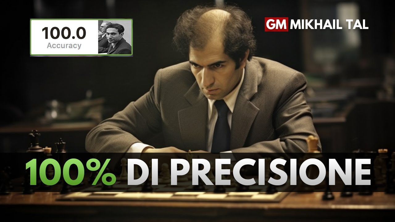 Tal SCONVOLGE gli Scacchi Vincendo con il 100% di PRECISIONE 😲