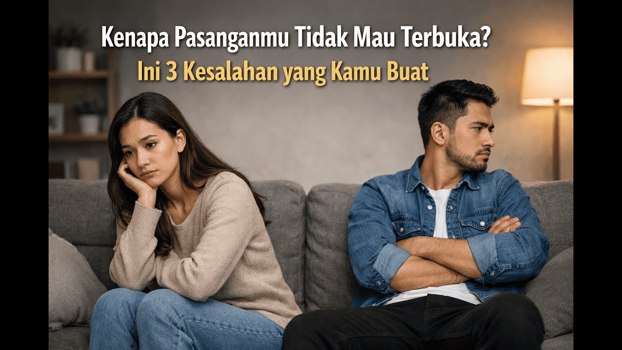 Kenapa Pasanganmu Tidak Mau Terbuka? Ini 3 Kesalahan yang Kamu Buat