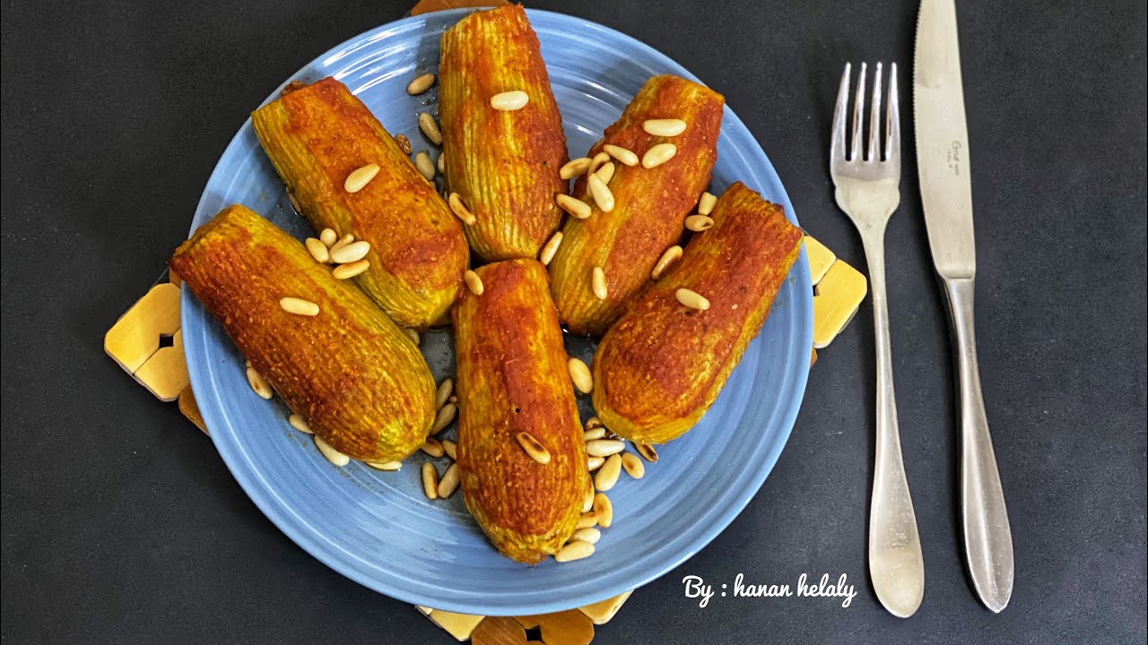 كوسة محشية لحمة مفرومة سهلة وخفيفة (وصفة دايت)😋😋