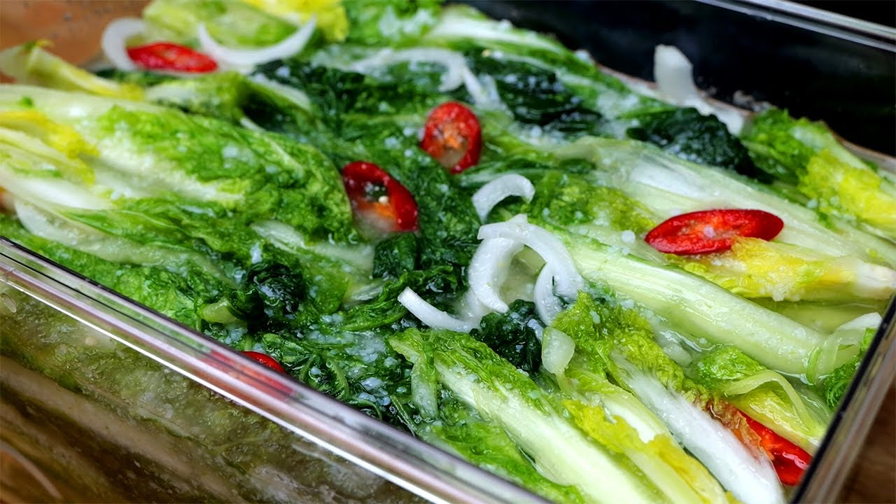 열무물김치도 울고갈 맛, 얼갈이 백김치가 이렇게 맛있다니  놀랍습니다