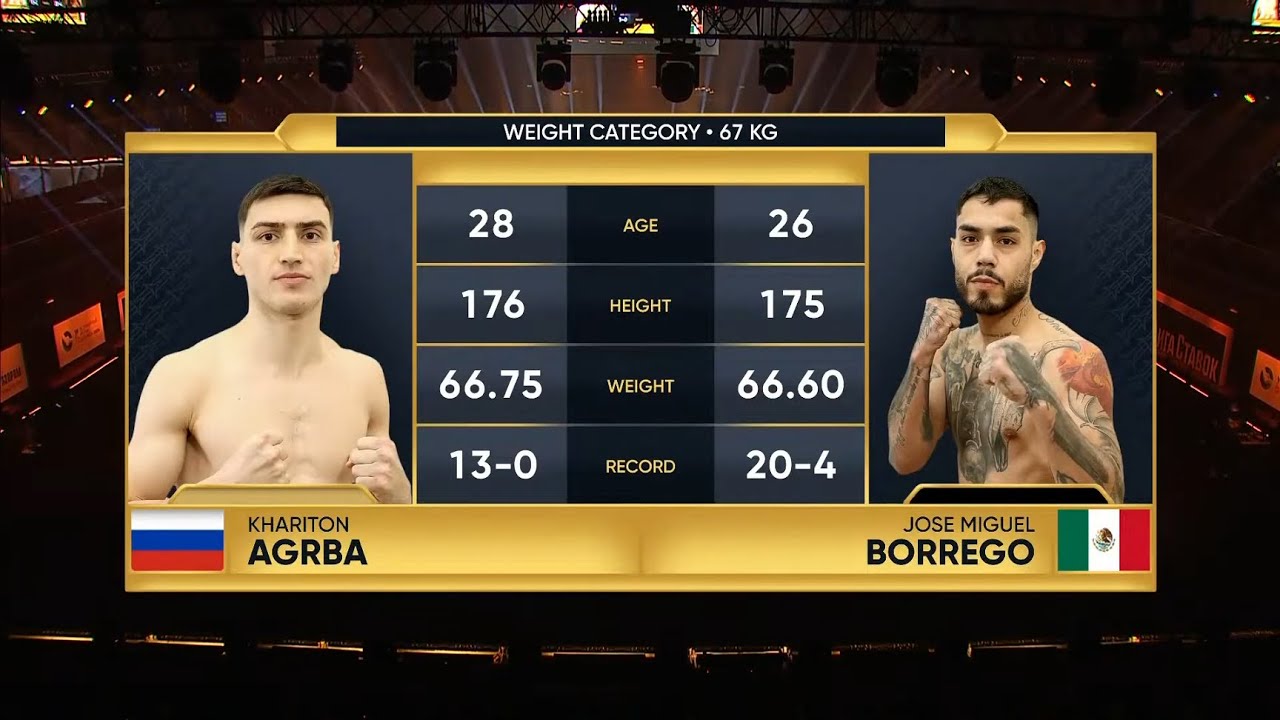 67kg AGRBA Khariton (RUS) vs BORREGO Jose Miguel (MEX) | IBA Champions' Night| March 3, 2024 | Sochi