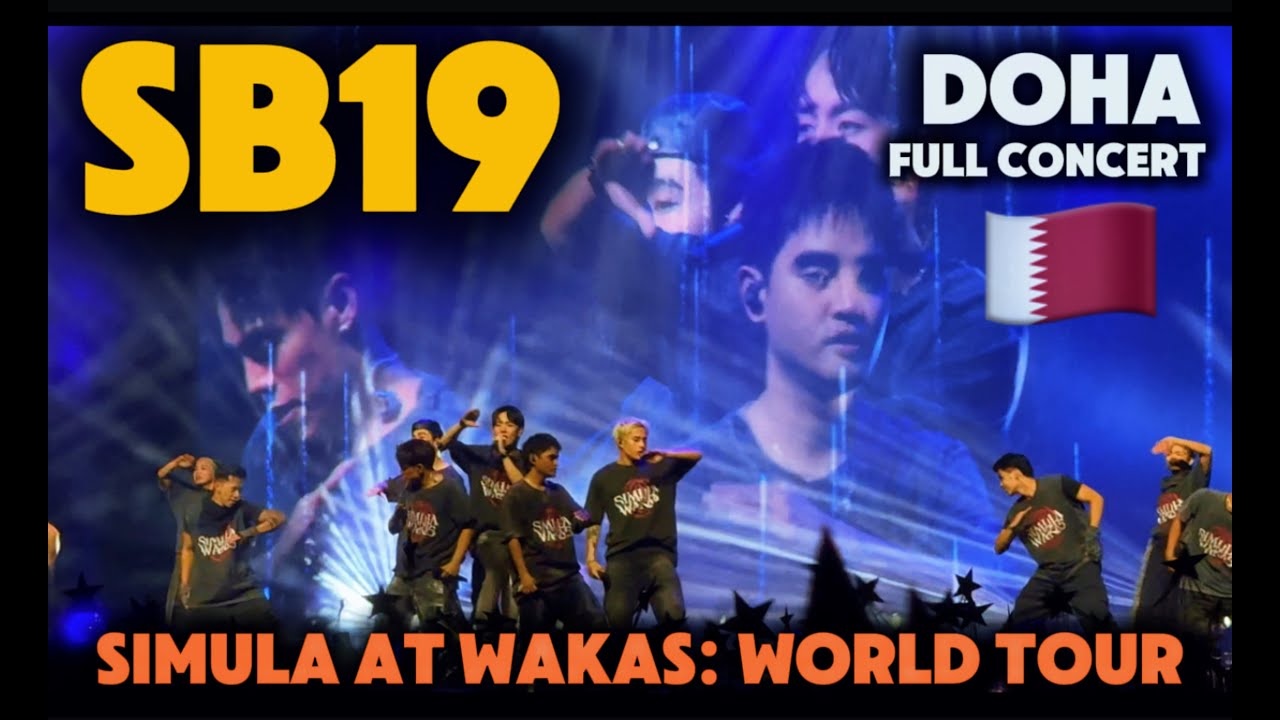 SB19 Simula at Wakas World Tour in Doha Qatar 🇶🇦 | A Night of P-pop Passion | Nurse Craves Concerts