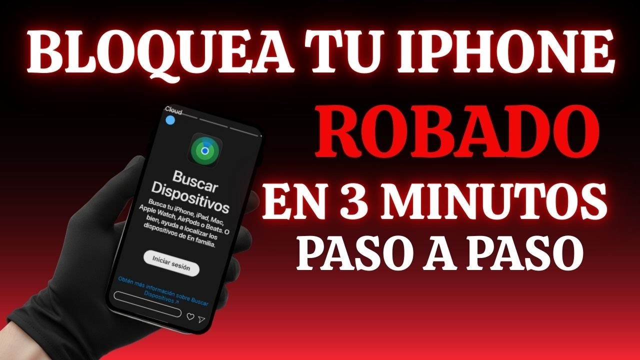 Cómo BLOQUEAR un iPhone robado desde otro dispositivo Paso a paso REAL
