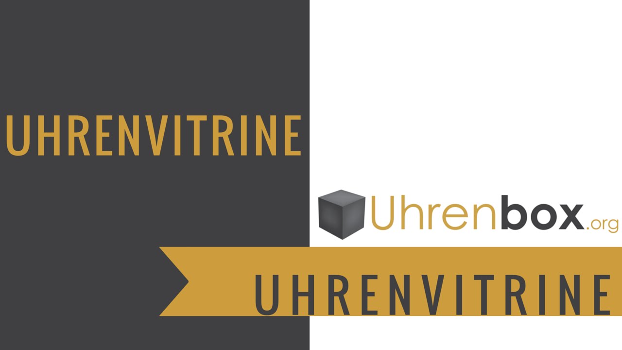 Uhrenvitrine