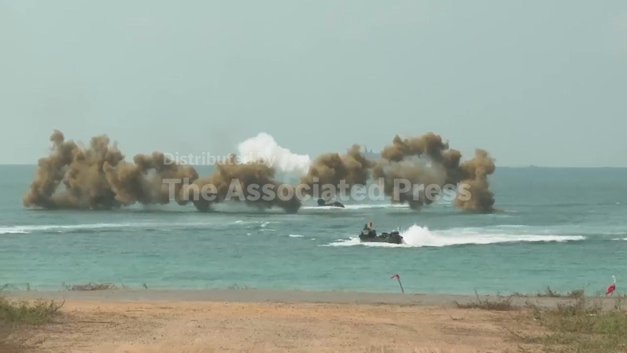 U.S., Thailand, SKorea and Singapore conduct amphibious operations training