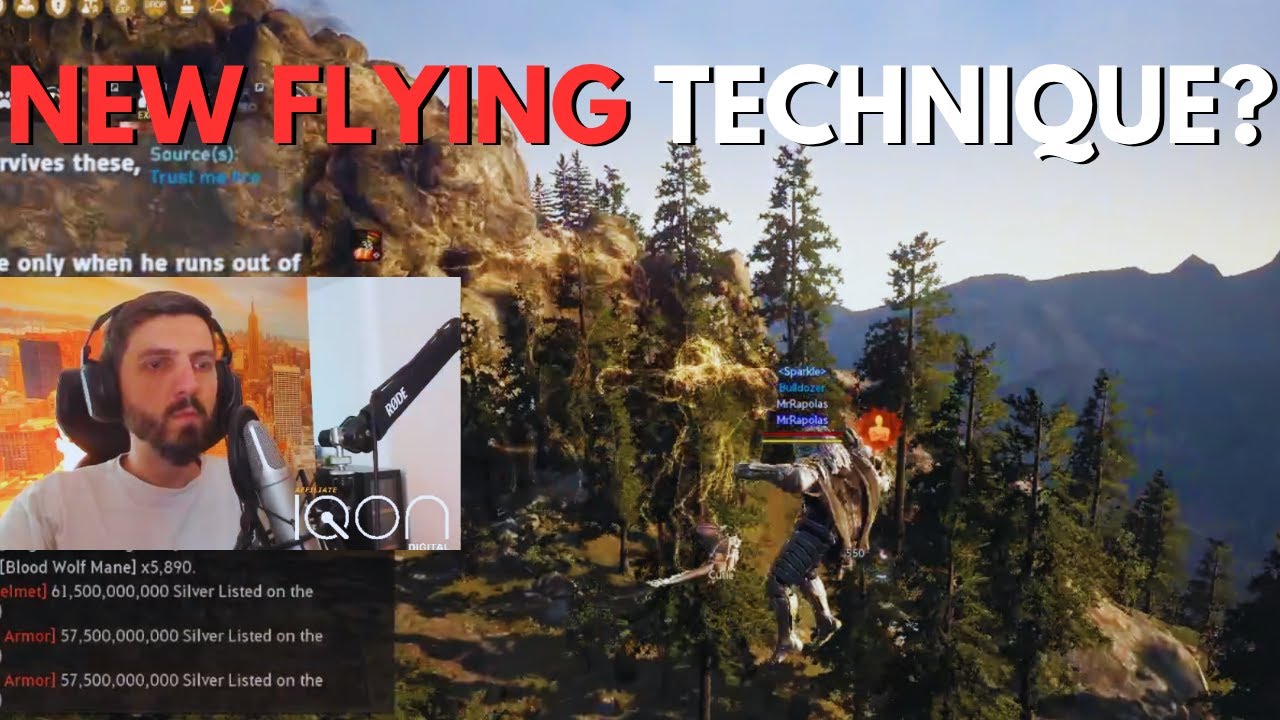 BDO - NEW FLYING TECHNIQUE? | Black Desert Highlights