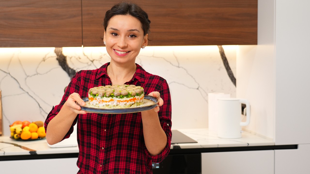 Шикарный САЛАТ на Новый Год 2026! Очень красивый и вкусный салат Грибная Поляна