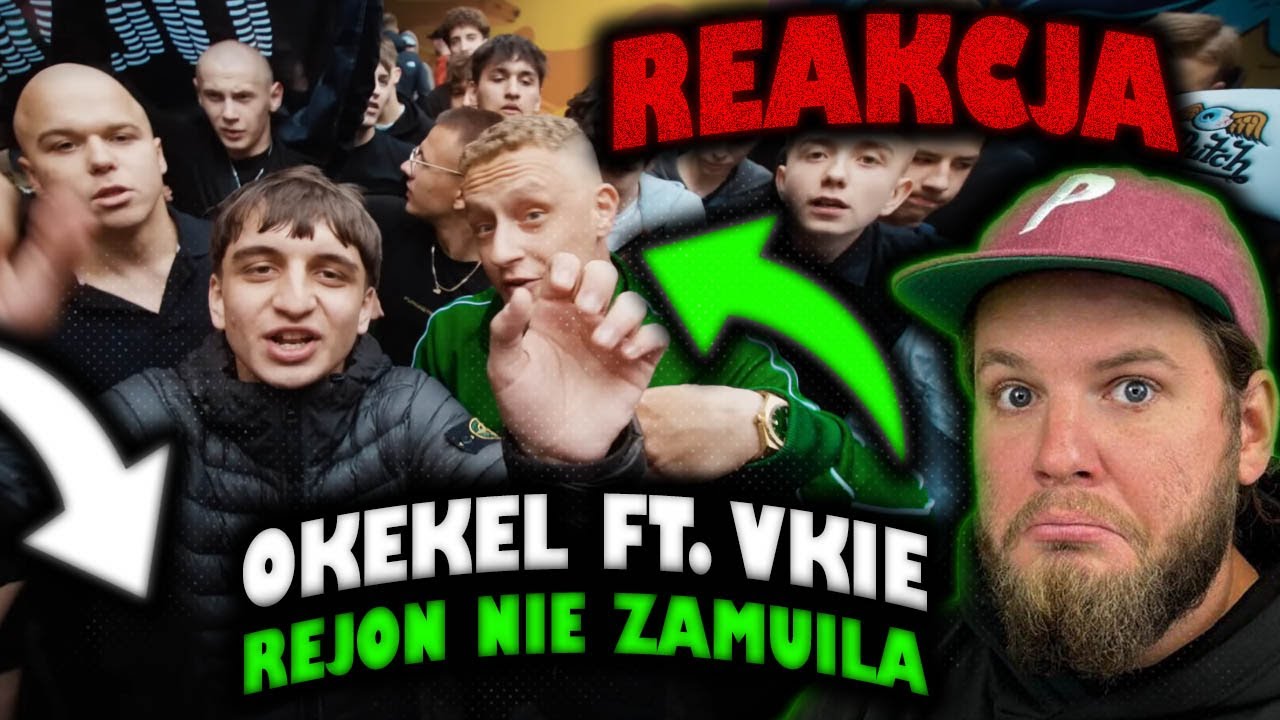 Okekel - Rejon nie zamula ft. Vkie (🎥: xawito)  | REAKCJA TRUESKAWY🎤🎵