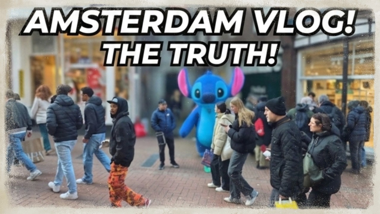 AMSTERDAM 4K: The Gateway to the City & Damrak Canal [Part 2]
