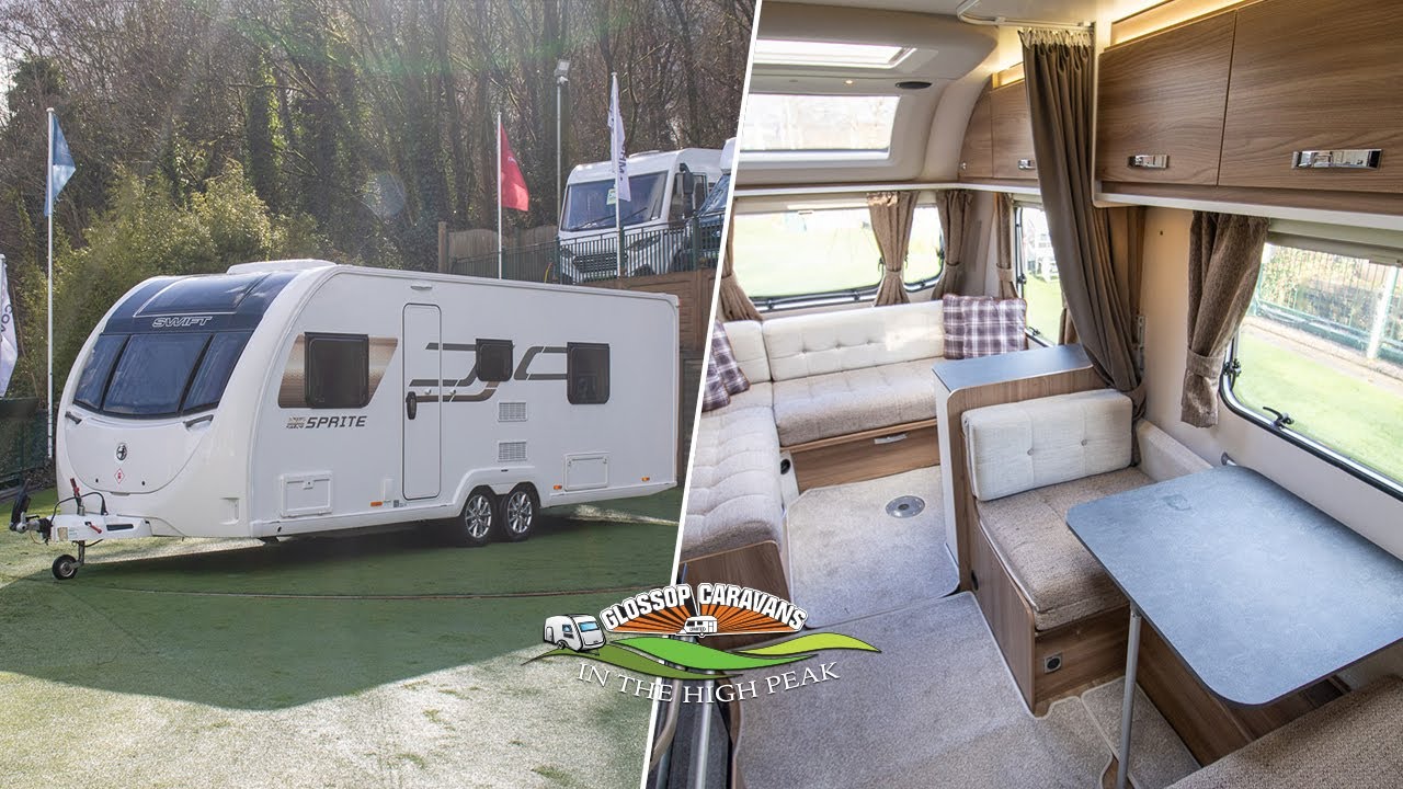 Swift Sprite Quattro EW 2021 Caravan Model - 360 Exterior Demonstration Video