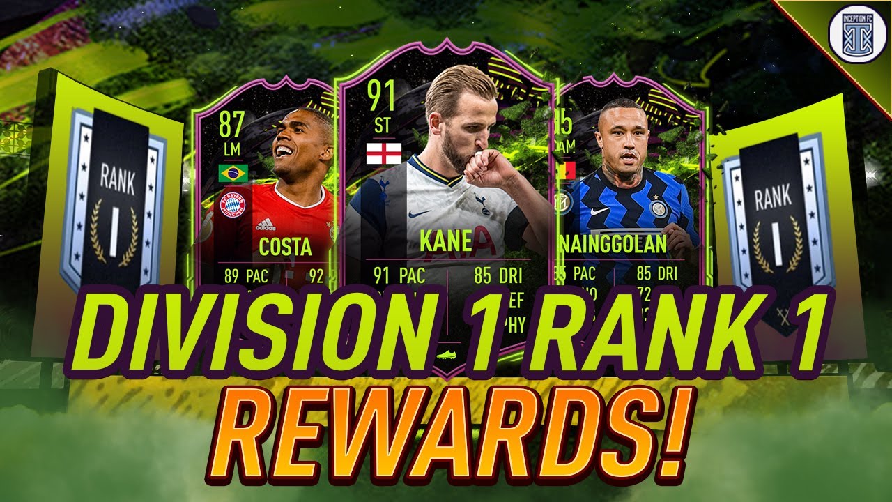 MY FIRST DIVISION 1 RANK 1 REWARDS! RULEBREAKERS PROMO - FIFA 21 ULTIMATE TEAM