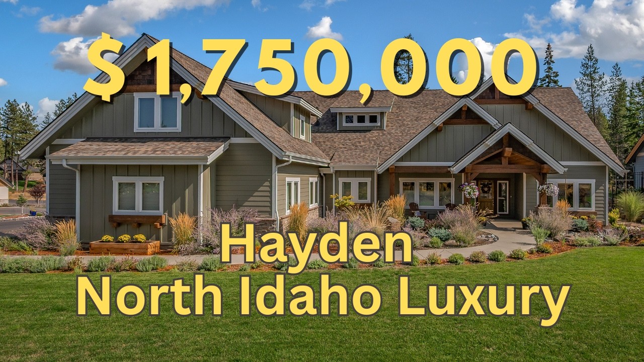Hayden Idaho Home for Sale | Aerial Tour of 4434 E Sorrel Dr | Luxury Living Near Hayden Lake