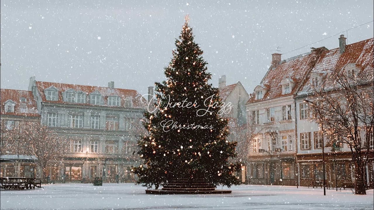 🎄Рождество в Праге, площадь с винтажным джазом | Christmas Jazz Playlist