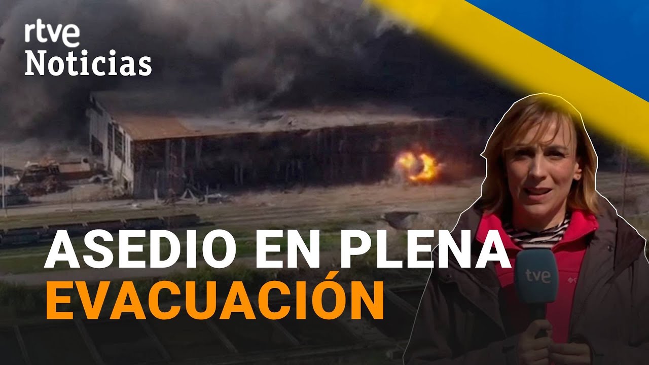 GUERRA UCRANIA: RUSIA sigue ATACANDO cerca de la ACERÍA durante las EVACUACIONES | RTVE Noticias