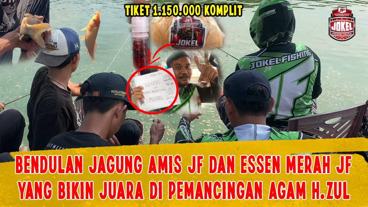 LAGI LAGI BENDULAN DAN ESSEN MERAH JOKEL FISHING BIKIN CADDY ANGKAT TANGAN - ASAL MAOO...