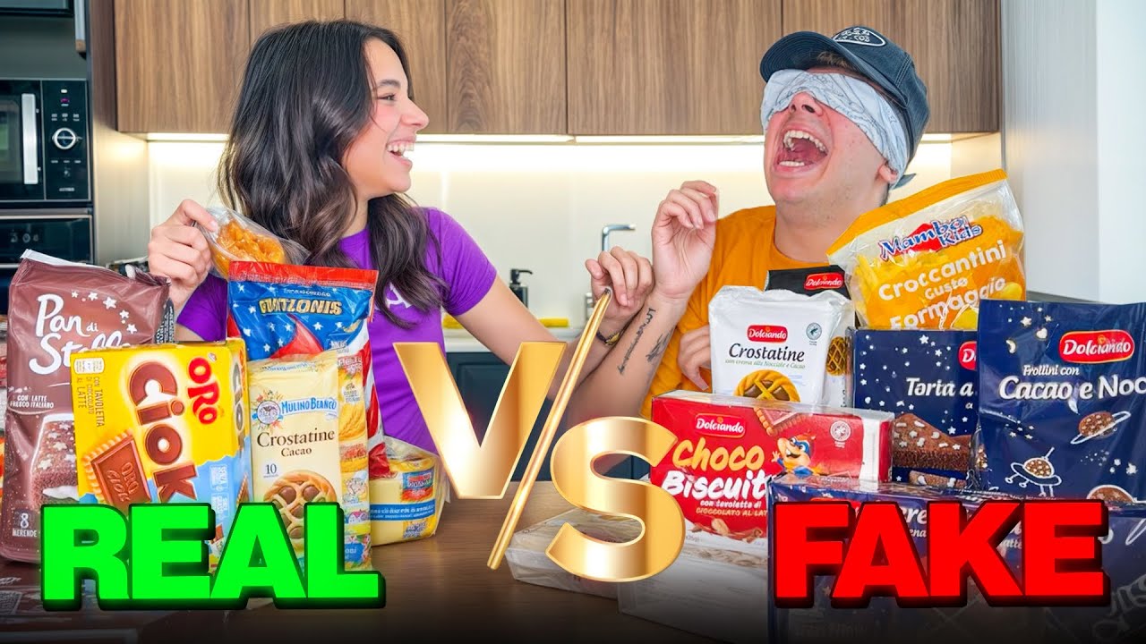 INDOVINA il Cibo REAL vs FAKE da Bendato!