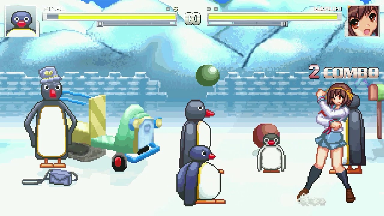 AN Mugen Request #1105: Pingu VS Haruhi