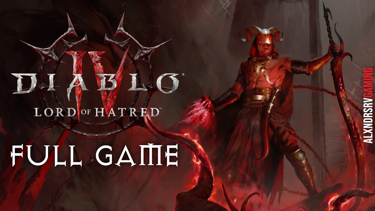 DIABLO 4 LORD OF HATRED DLC Warlock Gameplay Walkthrough FULL GAME 4K 60FPS PC ULTRA No Commentary