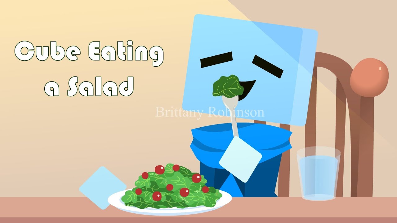 🔺Pink Corruption 🎵 Cube Eating A salad @brittanyrobinson