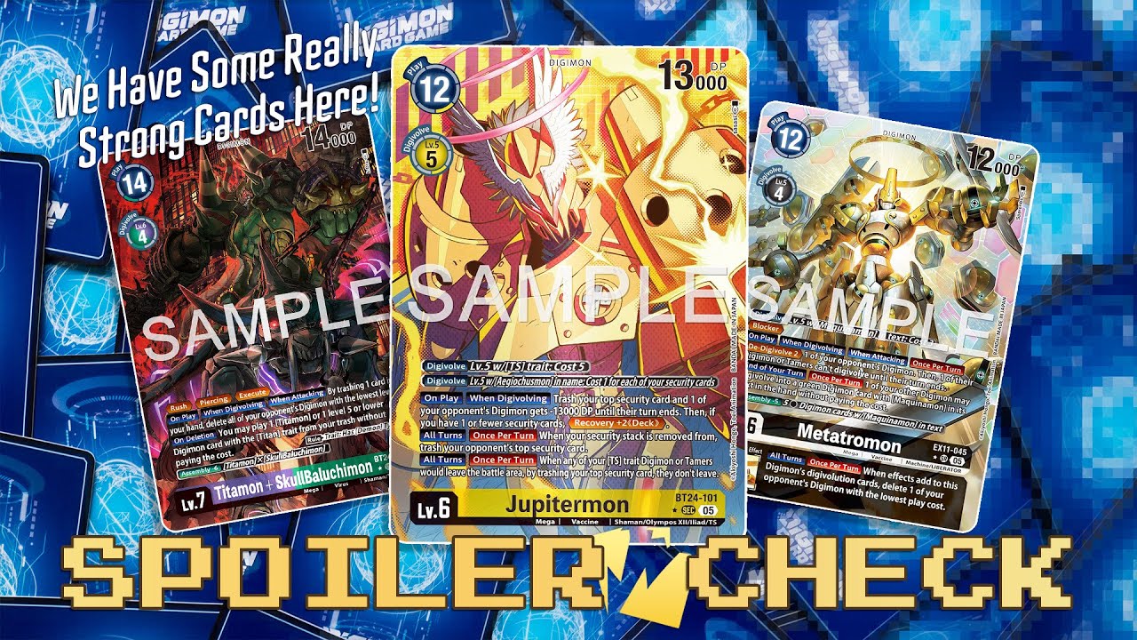 We Have Some Really Strong Cards Here! | BT24 Spoiler Check | Digimon Card Game