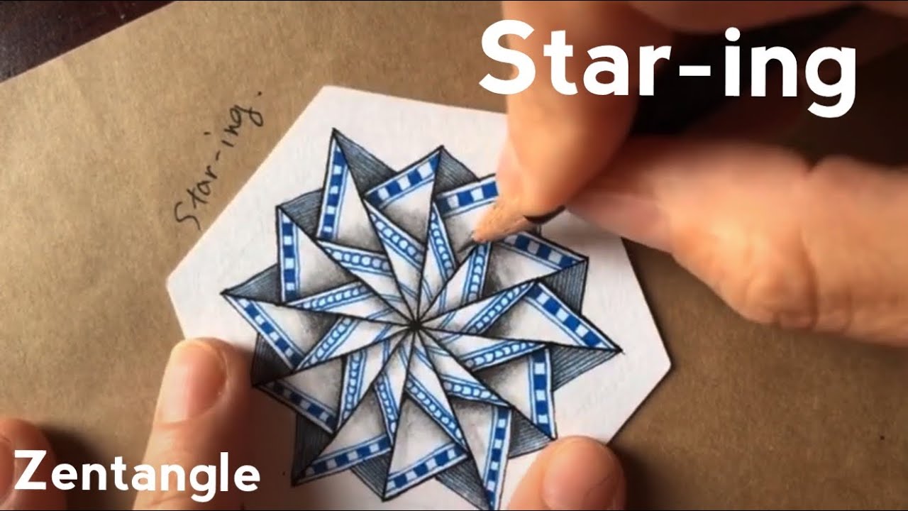 インスタライブ・ゼンタングル”Star-ing” Zentangle
