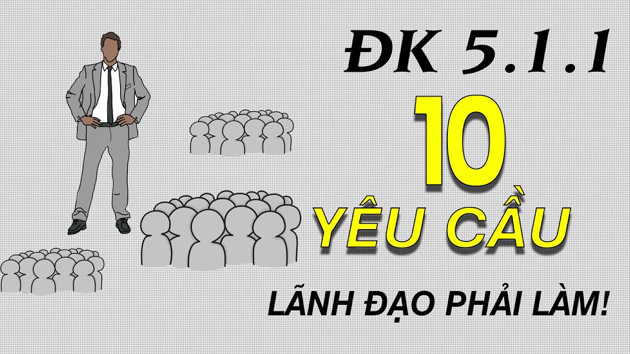 ĐÀO TẠO ISO 9001: 10 yêu cầu 5.1.1 bắt Lãnh đạo cấp cao phải làm - Lalaplus
