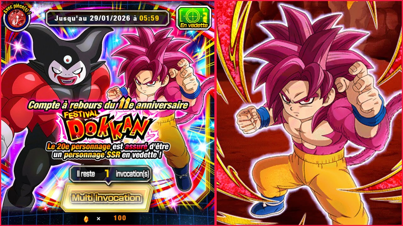 INVOCATION MULTI A 100 DS DOKKAN FEST GARANTI DOKKAN BATTLE ! UN RISQUE A PRENDRE !? 