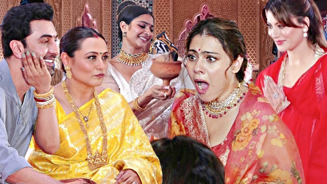 UNCUT - North Bombay Sarbojanin Durga Puja 2024 | DAY 02 | Kajol,Rani,Ranbir Kapoor,Tanishaa,Urvashi