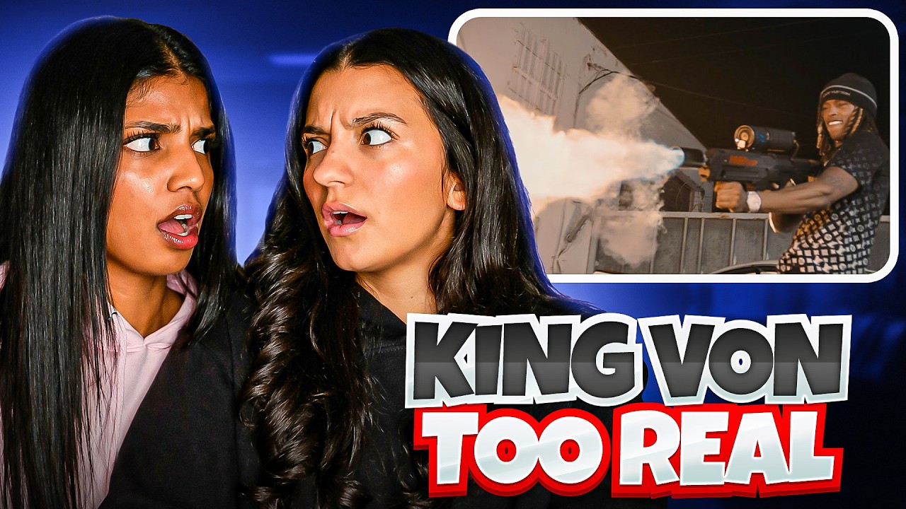 Canadian Girls React to King Von &ldquo;TOO REAL&rdquo; 😳🔥 Why Does He Have a Flamethrower? #kingvon #drill