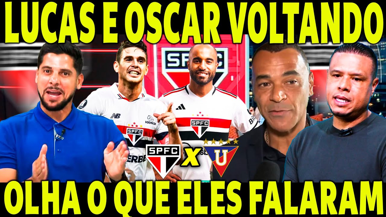 OLHA O QUE CAF&Uacute; E LUIS FABIANO FALRAM SOBRE SPFC X LDU! TRICOLOR VAI EM BUSCA DA VIRADA!